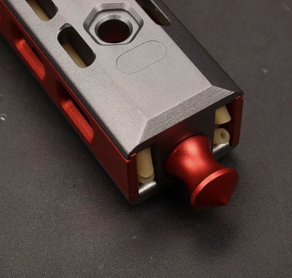 CNC Aviation Aluminum Automatic S lingshot Magazine Rubber Band Combination Tool CNC Pulley Manual Combination Tool