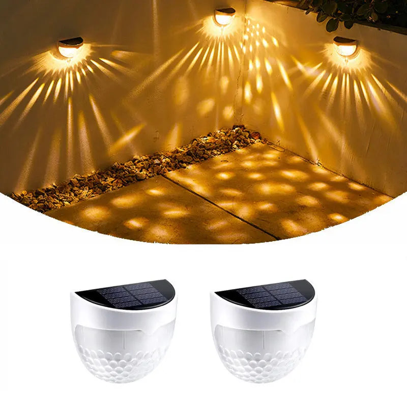 Solar LED Light Outdoor Solar Wall Lamp Garden Decor Waterproof Sunlight Lamp for Garden Street Landscape Balcony Decor Light
