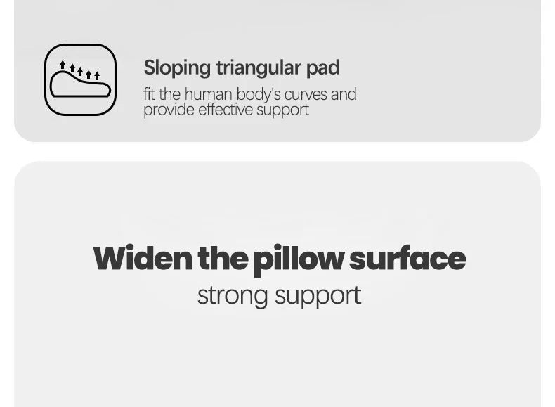 Multi-Functional Ergonomic Bed Pillow Bedroom Furniture Memory Foam Waist Cushion Cushion Tummy Pillow Wedge-shaped Pillow