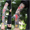 Sun Protection Tattoo Sleeve Cycling Cooling Summer Driving Seamless Arm Cover Men Ultra-Thin Breathable Elastic Arm Sleeve