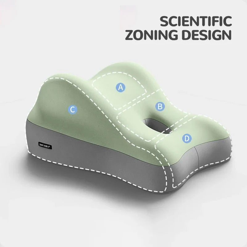 Multi-Functional Ergonomic Bed Pillow Bedroom Furniture Memory Foam Waist Cushion Cushion Tummy Pillow Wedge-shaped Pillow