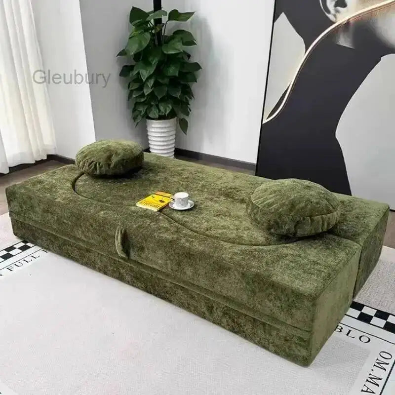 Sofa Pure Vacuum Compression Sofas Living Room Sponge Single Multifunctional Foldable Special Shaped Lazy Sofa Bed Furniture