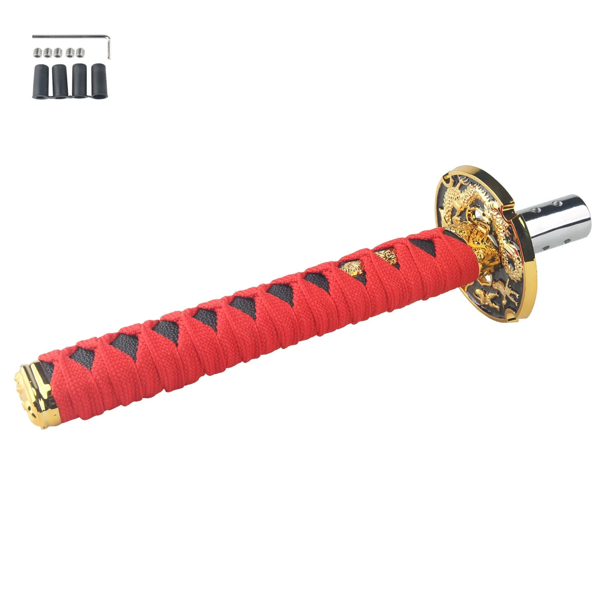 Universal JDM Samurai Sword Shift Knob 150mm / 200mm Samurai knife shift knob with adapter