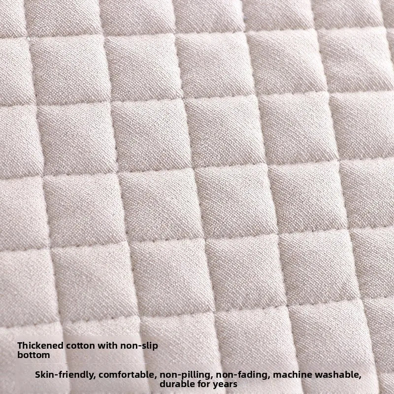 Thickened Cotton Sandwich Anti-slip Chair Cover Universal 2026 High-End Feeling  Cushion Backrest Dining Table  Wood...