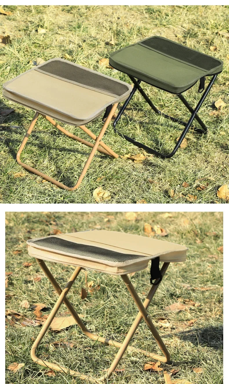 Lightweight Mini Easy Carry Outdoor Chair For Travel For Travel Foldable Backpack Stool Portable Folding Stool With Carry Bag