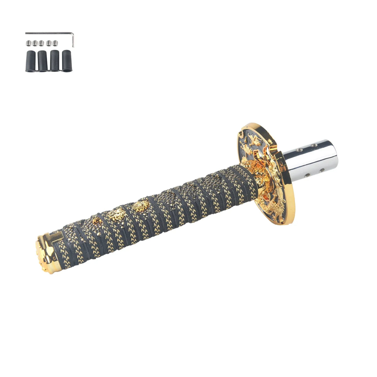 Universal JDM Samurai Sword Shift Knob 150mm / 200mm Samurai knife shift knob with adapter