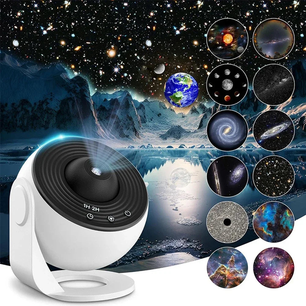 13 in 1 Star Projector, Night Light Galaxy Projector Starry Sky Projector 360° Rotate Planetarium Lamp For Kids Bedroom Deco