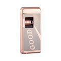 Metal Induction Windproof Red Jet Flame Butane Gas Lighter Creative Touch Roller Battery Ignition Smoking Accessories Gadgets