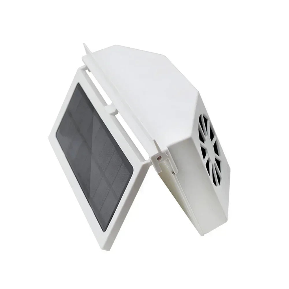 Solar Powered Car Exhaust Fan Car Window Fan Cooling Radiator Energy Saving Auto Coole Portable Deodorization Ventilator Amagi