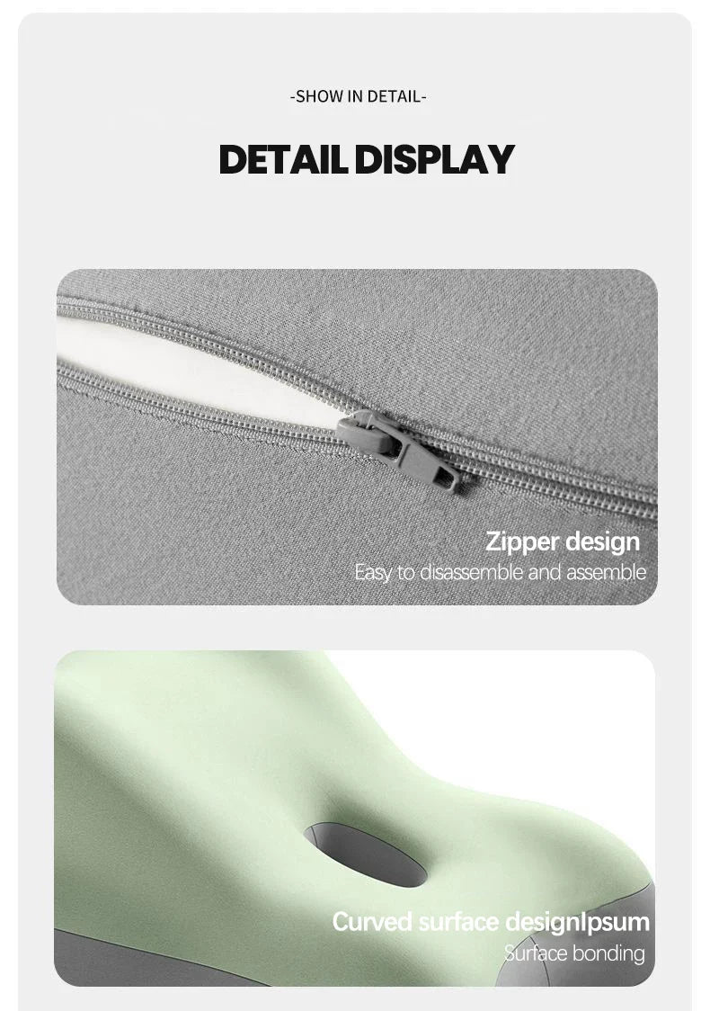 Multi-Functional Ergonomic Bed Pillow Bedroom Furniture Memory Foam Waist Cushion Cushion Tummy Pillow Wedge-shaped Pillow