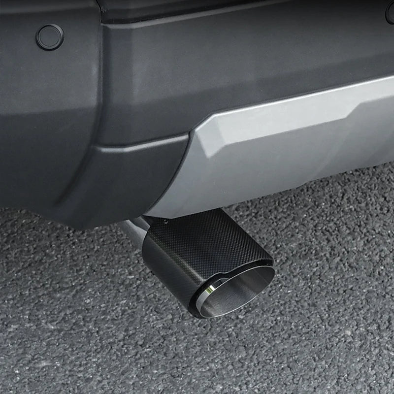 Stainless steel exhaust muffler tip (2026–2027 models)