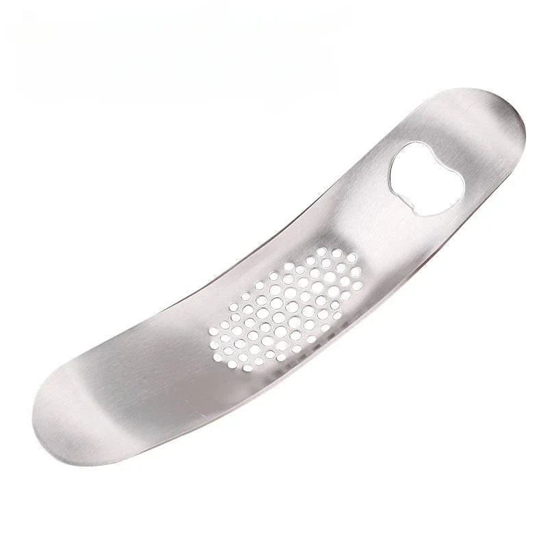 PLYS 304 stainless steel garlic masher, household manual garlic masher, kitchen specific garlic chopping and mashing tool