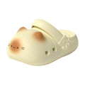 New Waterproof Cat Slippers Bottom Cat Paw Anti Slip Cat Paw Slippers Closed Toe Soft Bottom Small Cat Mules Outdoor Indoor