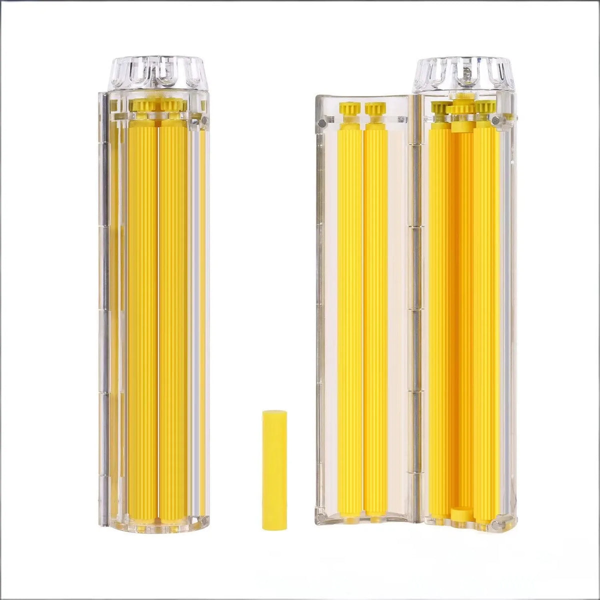Manual Cigarette Roller Machine Heavy Duty Tobacco Injector with Metal Guide,Home Rolling Kit for Perfect Cigarette