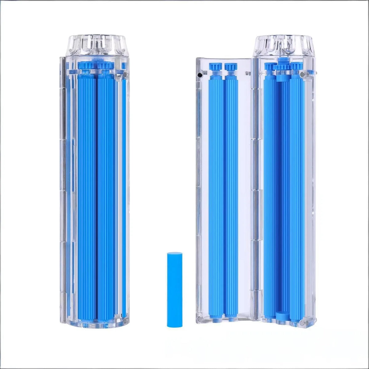 Manual Cigarette Roller Machine Heavy Duty Tobacco Injector with Metal Guide,Home Rolling Kit for Perfect Cigarette