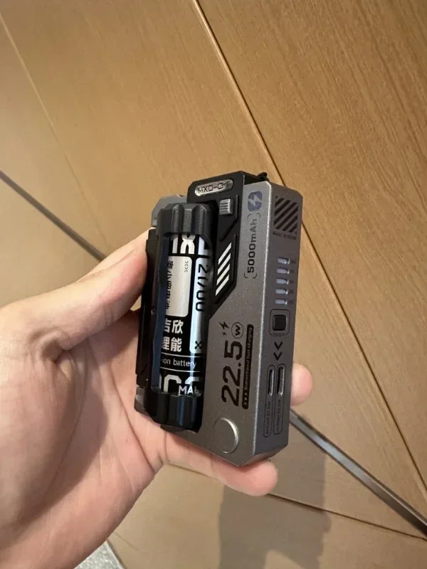 Power Bank with Removable Batteries 22.5W PD, Modular Design for Camping Travel Emergency Power Bank