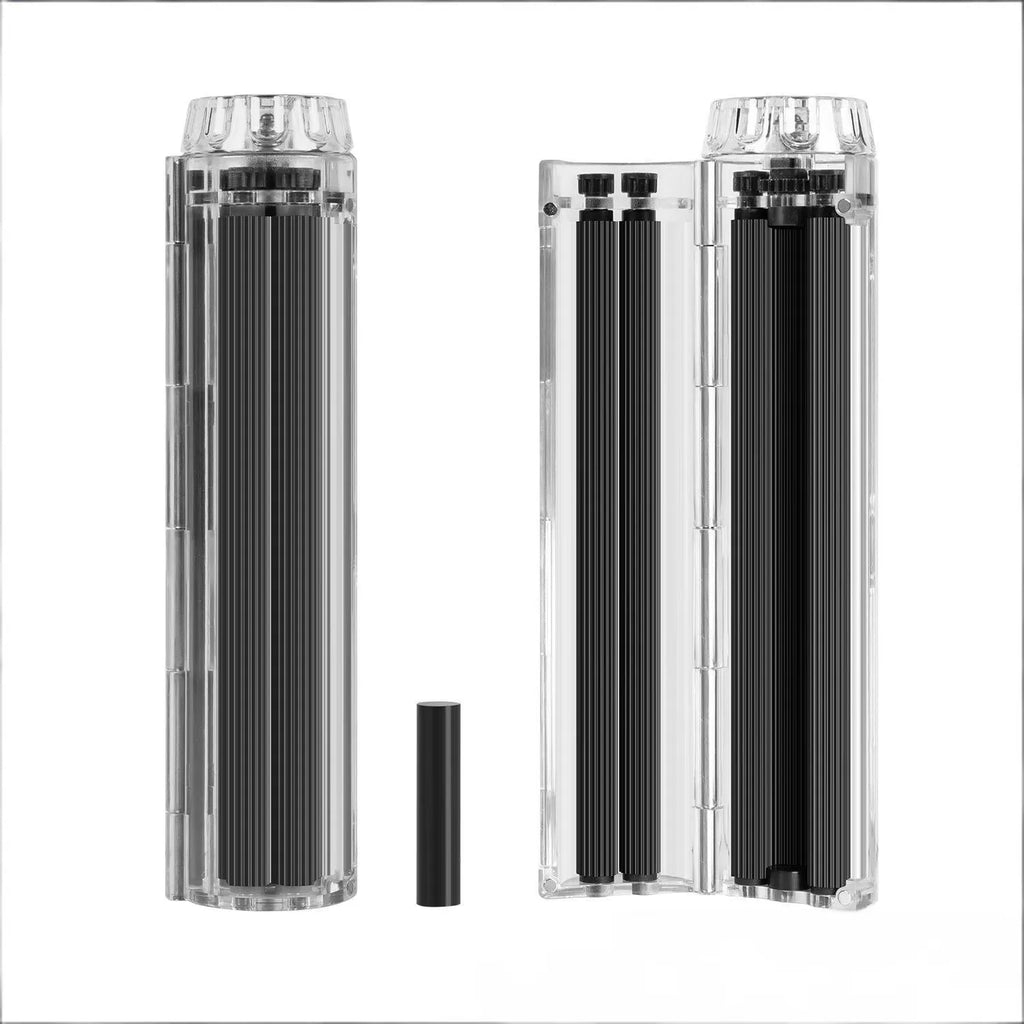 Manual Cigarette Roller Machine Heavy Duty Tobacco Injector with Metal Guide,Home Rolling Kit for Perfect Cigarette