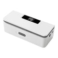 Rechargeable mini sealer with digital display, portable manual sealer, suitable for coffee, tea and snacks, ear-hook style.