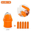 Silicone Thumb Cutter Finger Sleeve Set, Picking Harvest Tool for Fruit Vegetable Gardening, Kitchen Peeler