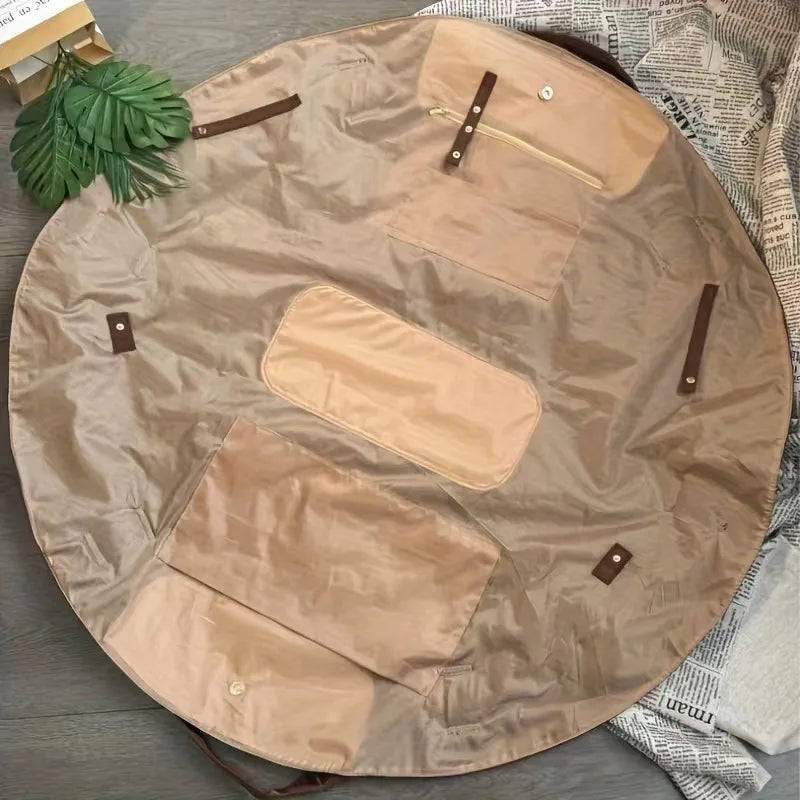 Foldable Shopping Geocery Bag Travel Camping Storage Large Capacity Tote Bag One-Shoulder Crossbody Duffle Women's Picnic Bag