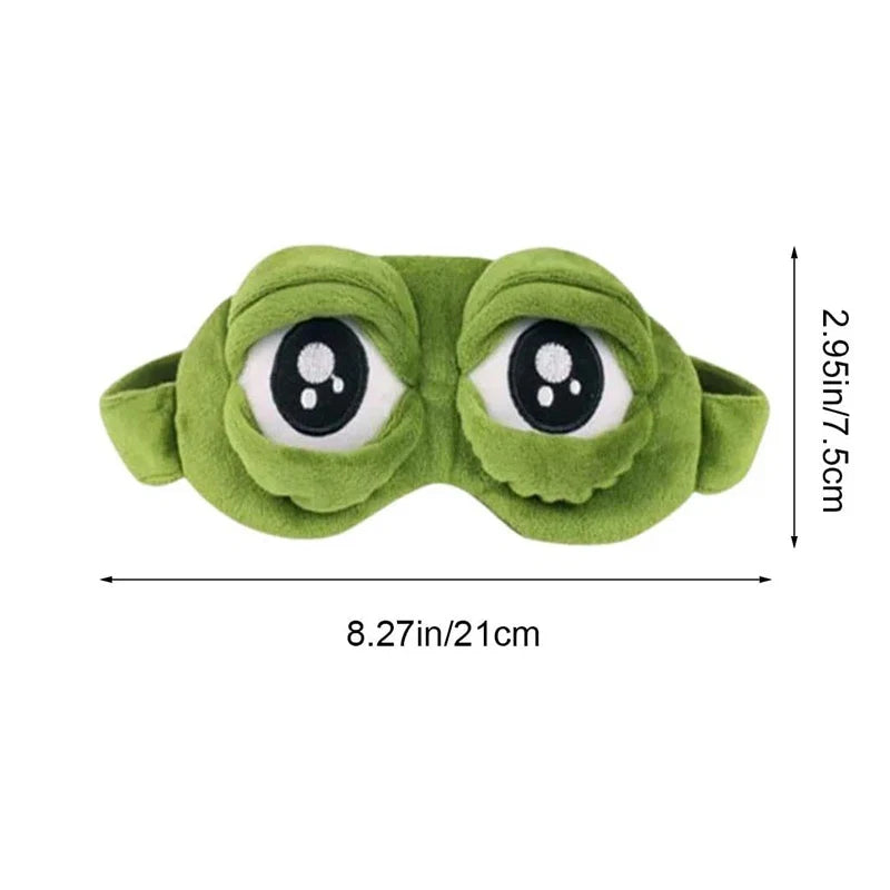 Plush Cartoon Sleep Eye Mask Full Light Blocking Eye Cover Kawaii Home Travel Relax Blindfold