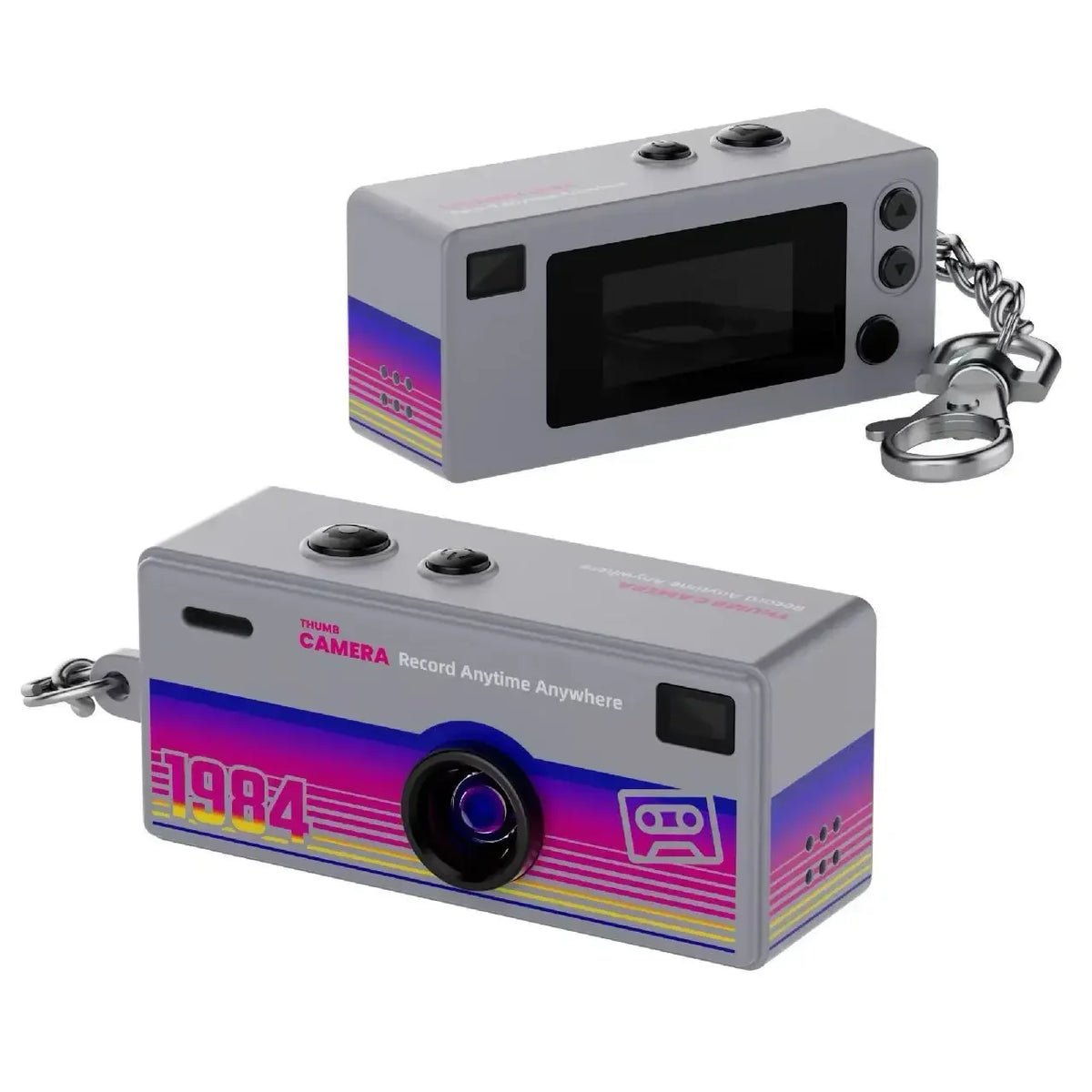 Mini Camera Hidden Camera Keychain Camera Daily Recording Student Sports Dedicated 1080P Support Storage Card Student Gifts