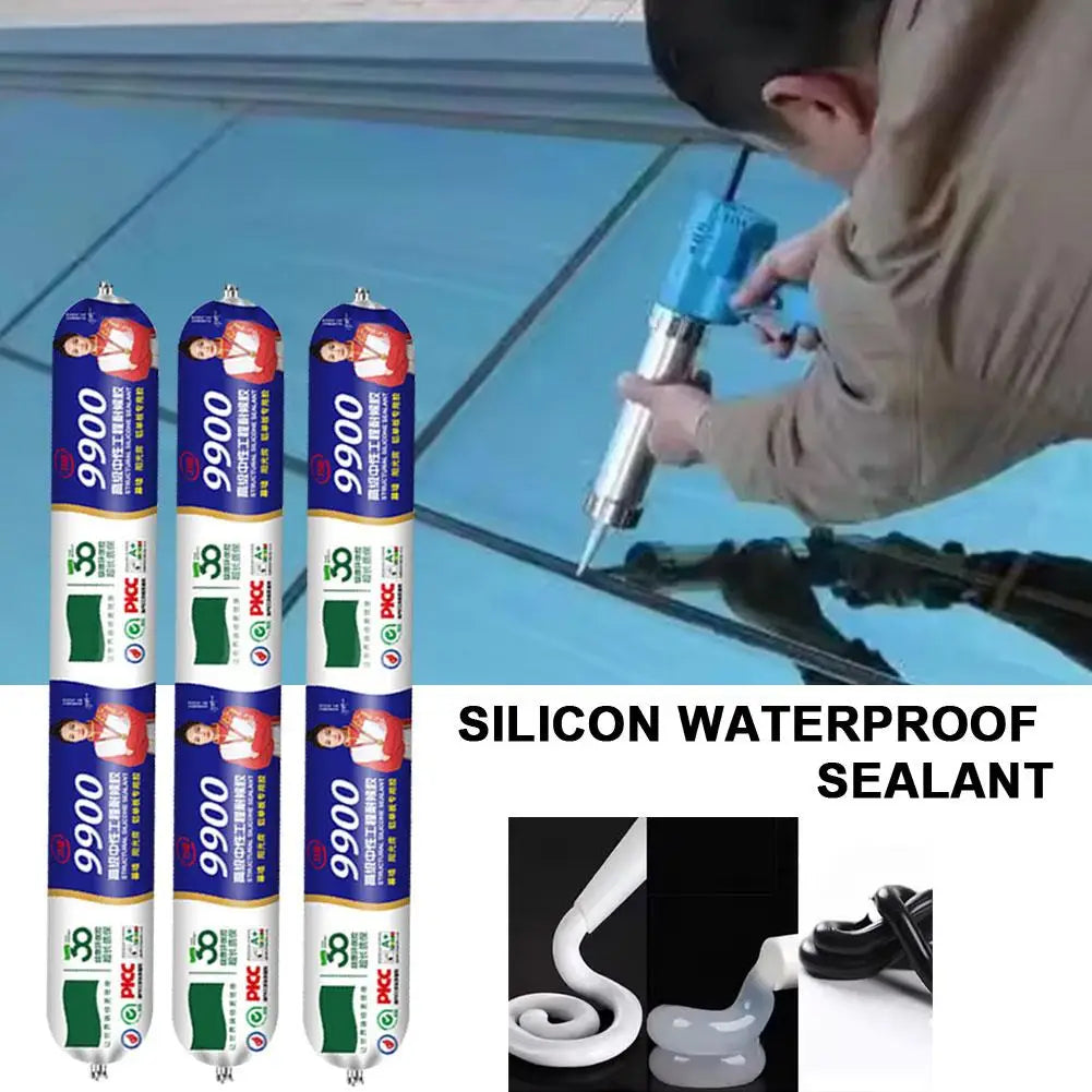 Transparent Silicon Waterproof Sealant 9900 Structural Silicone Adhesive Weatherproof Quick Drying For Wall Stone Doors Adhesive
