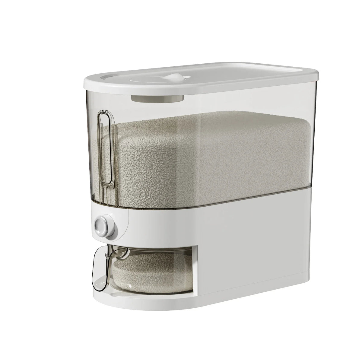 Rice Bucket Press Type Automatic Rice Dispensing Household Insect Proof and Moisture-proof Sealed Rice Storage Tank